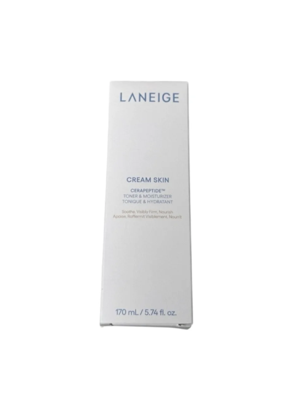 Laneige Cream Skin Milky Toner with Ceramides & Peptides Nourishing Hydration
